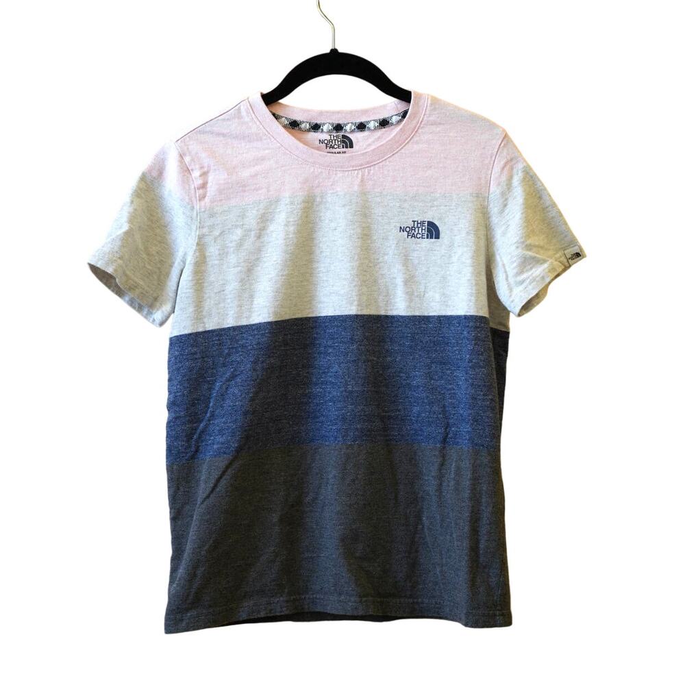 The North Face Colorblock Crewneck Cotton Short Sleeve Tee T Shirt Size XS